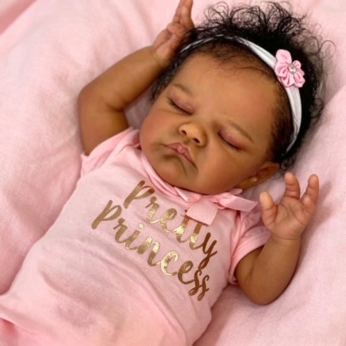 Inch biracial reborn baby - inch,