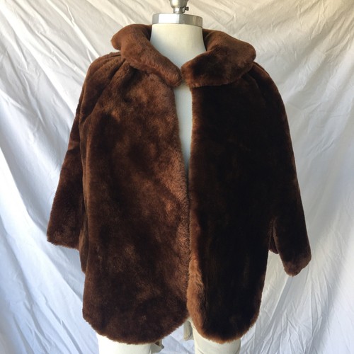 Vintage 1960s faux - vintage, fur