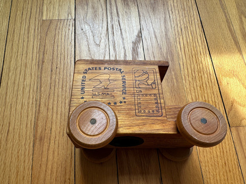 Vintage mail wooden - vintage, us
