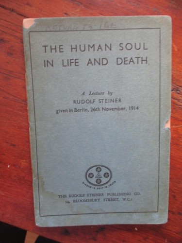 Rare original 1914 lecture - original,