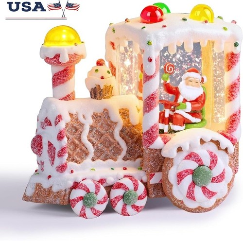 Gingerbread train snow - train,