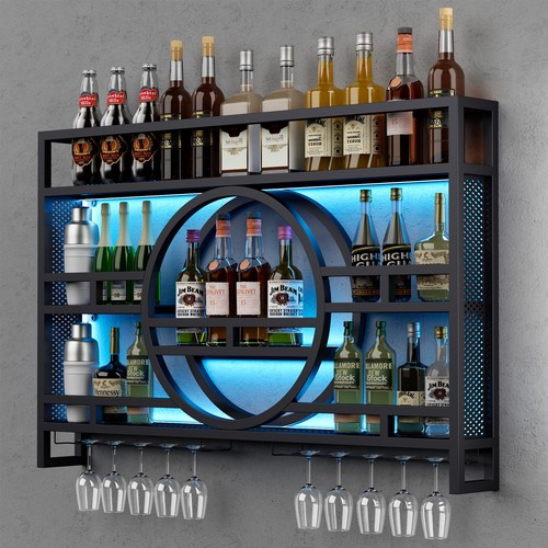 Wall mounted wine rack - wall,