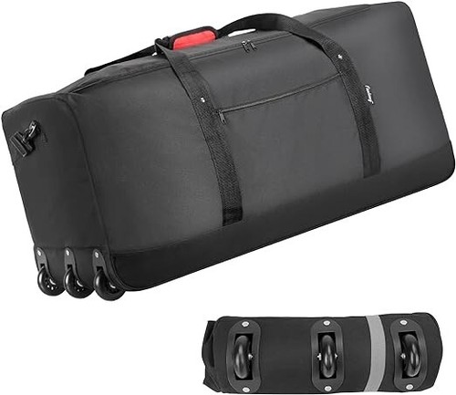 120l foldable rolling duffel - 120l,