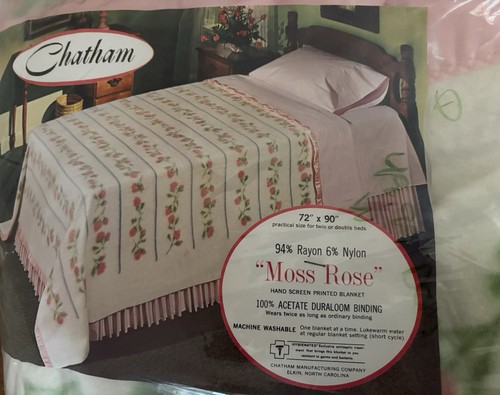 Vintage chatham blankets moss - chatham,