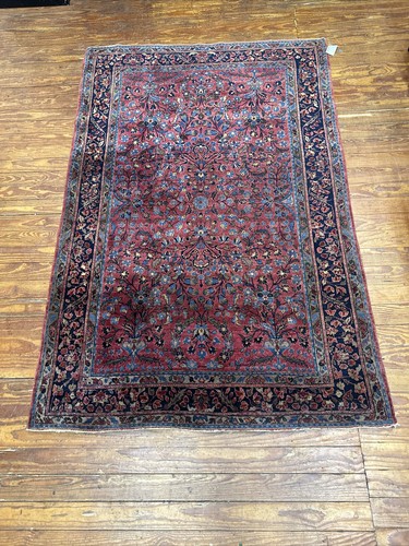 Antique sarouk vegetable - antique,