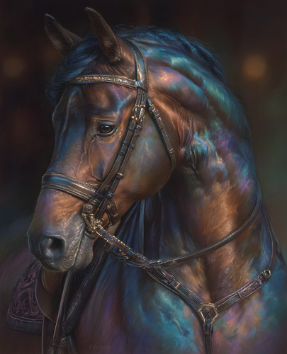 8x10 cozy storybook - storybook, horse