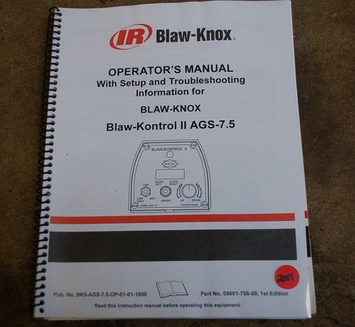 Blaw knox kontrol - ir,