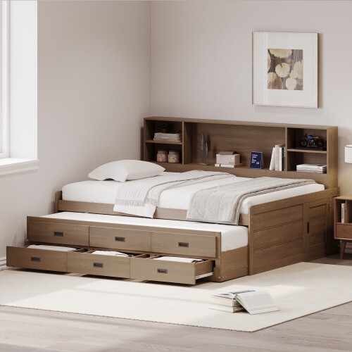 Twin full daybed with storage - daybed,