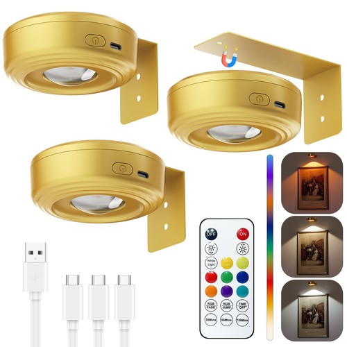 Picture lights for - 3.3", wall