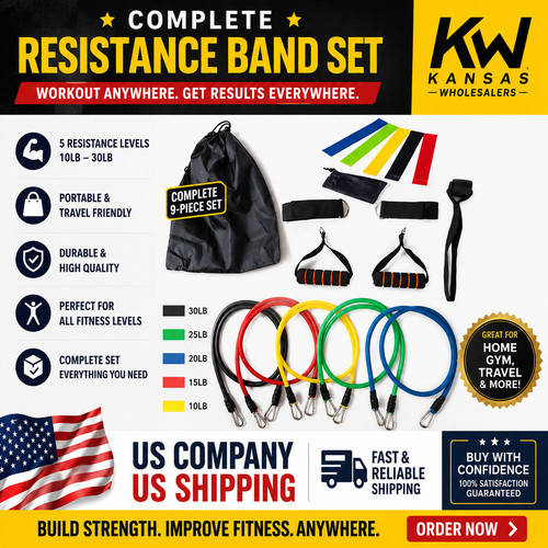 Complete 17pcs exercise band - 17pcs,