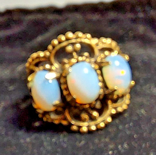 18kt cabochon electroplated - 18kt,