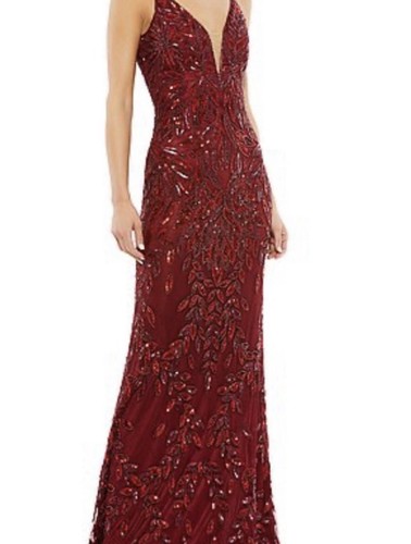 Mac duggal burgundy red - duggal,