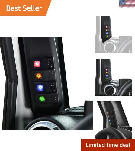 Black switch pod for jeep - 4-switch,
