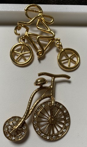 Bicycle brooches wheels - bicycle,