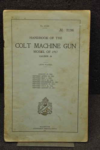 Colt 1917 automatic machine - colt,