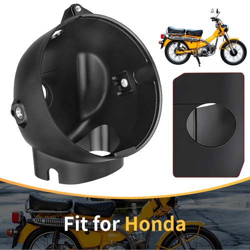 Black headlight shell bucket - black,