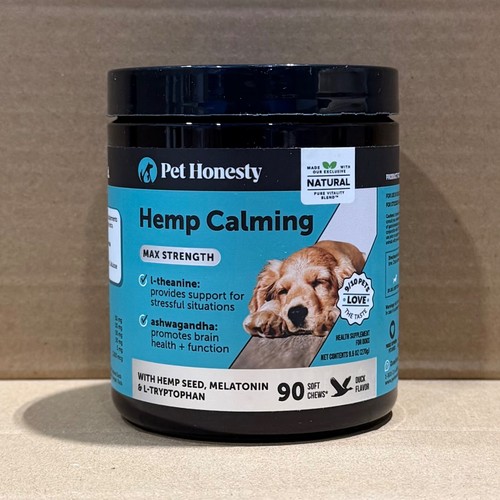 Pet honesty hemp calming max - calming,