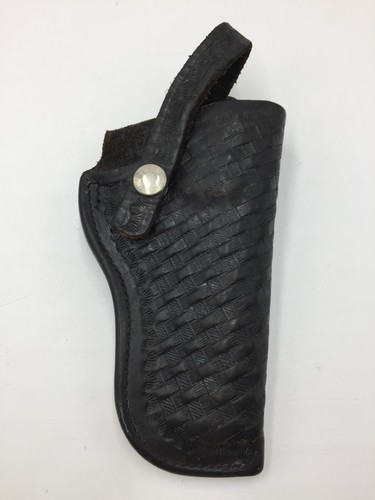 Vintage leather hand gun - vintage,
