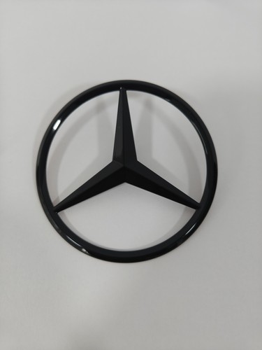 Gloss black star emblem - black, rear
