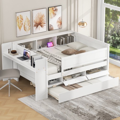 Modern twin bed trundle - w/,