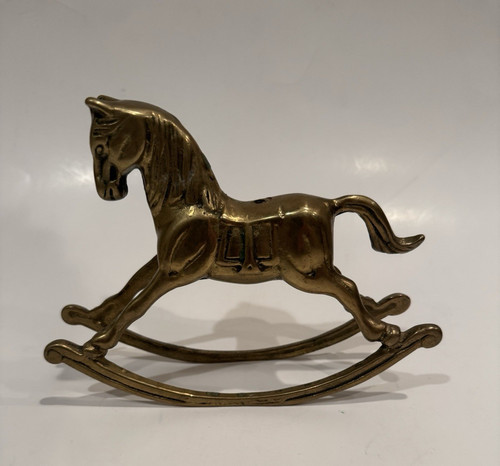 Horse vintage metal brass - horse,
