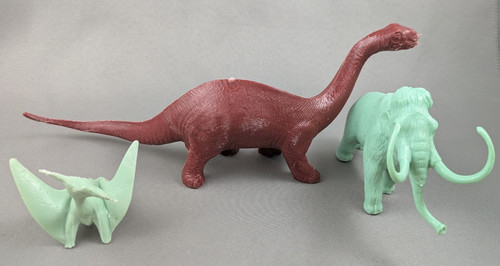 Marx brontosaurus 1970s vtg - ,