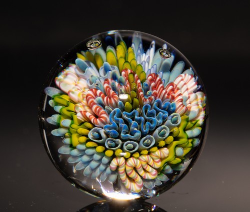 Coral reef display marble hand - coral,