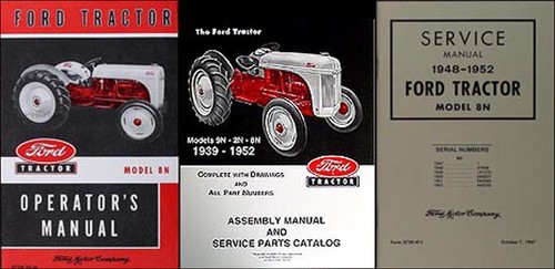 Ford tractor manual set - tractor, 3