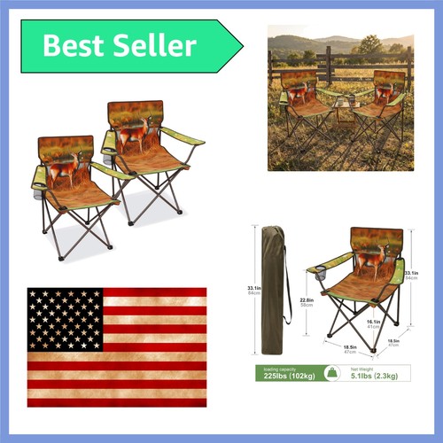 Camping chairs pack with - 2,