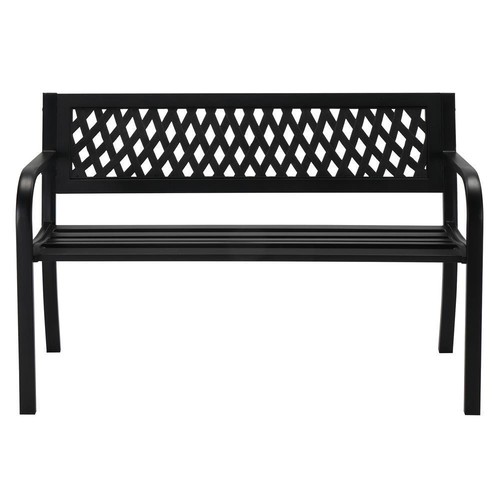 Garden bench patio - cast, iron