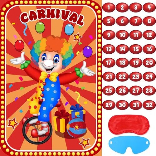 Circus games pin the - circus,