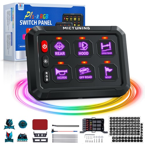 Rgb gang off switch panel - rgb, on/off