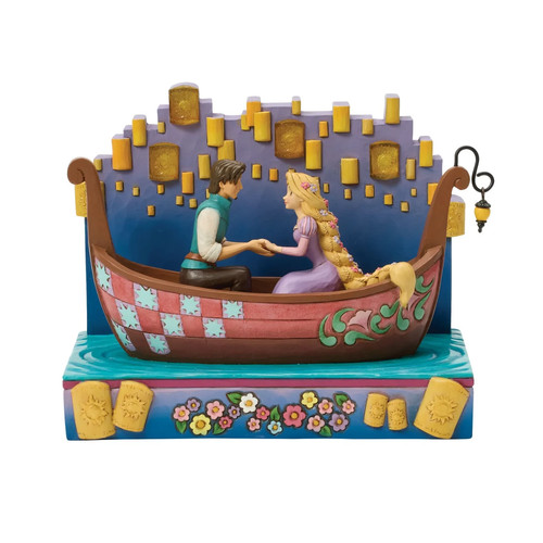 Jim shore disney - tangled, boat