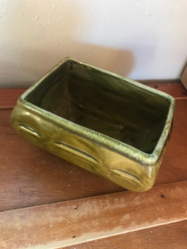 Small mcm olive - small, glazed