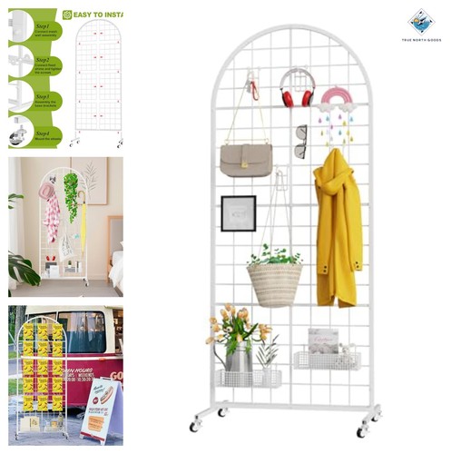 Grid wall panel display rack - grid,