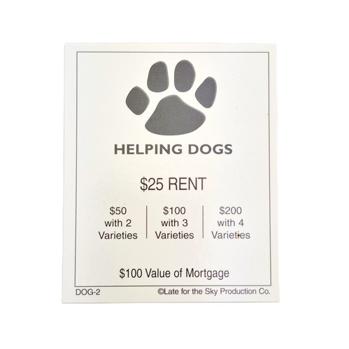 Dog opoly board - dog-opoly,
