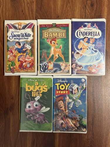 Vintage walt disney vhs tapes - vintage,
