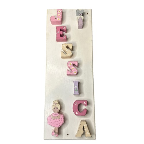 Vintage jessica wooden - jessica, name