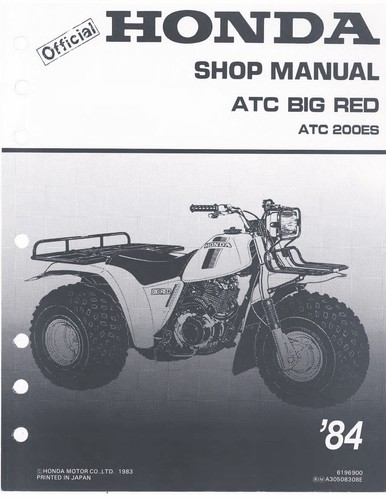1984 honda atc200es - atc200es, big