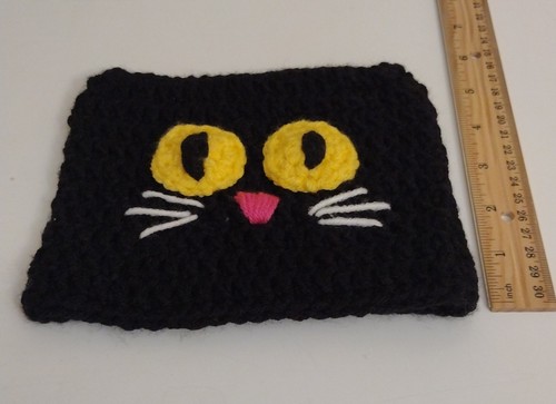 Black kitten new born - new, beanie