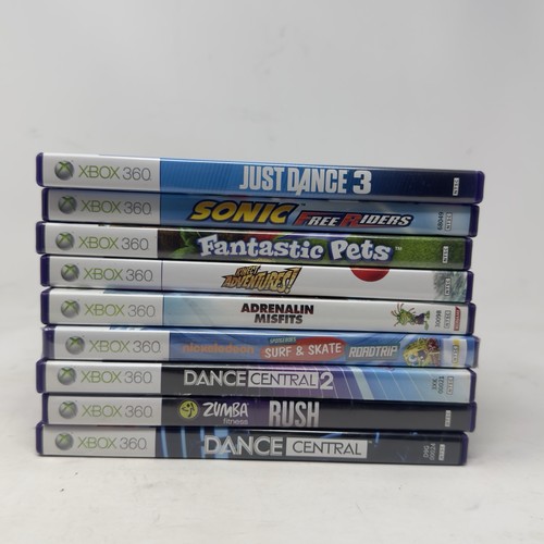 Xbox 360 kinect video games - 9,