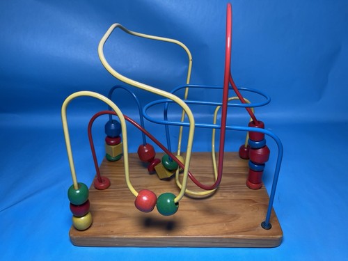Maxim 1999 wooden bead maze - wooden,