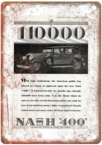 Vintage 1929 nash automobile - vintage,