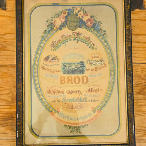 Antique victorian 1871 wood - antique,