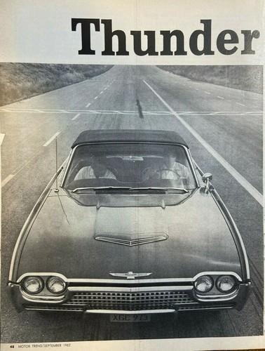 1962 ford thunderbird - 1962,
