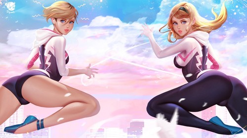 Spider gwen stacy anime - spider, sexy