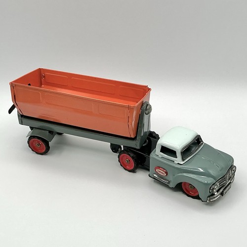 Vintage linemar side dump tin - linemar,