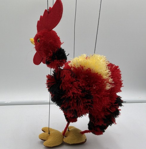 Vintage plush rooster - vintage,
