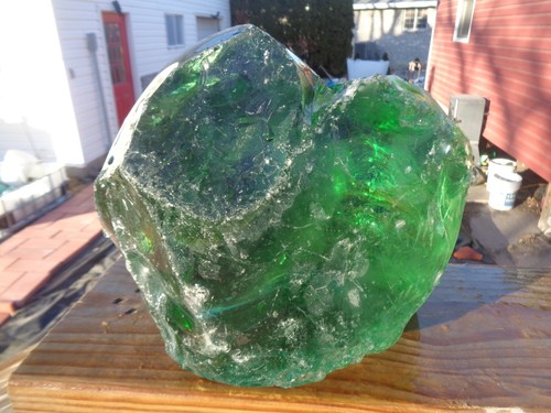 Glass rock slag pretty clear - slag,