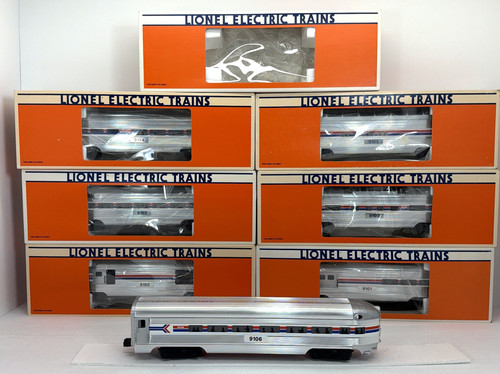 Lionel amtrak aluminum 7 - lionel,